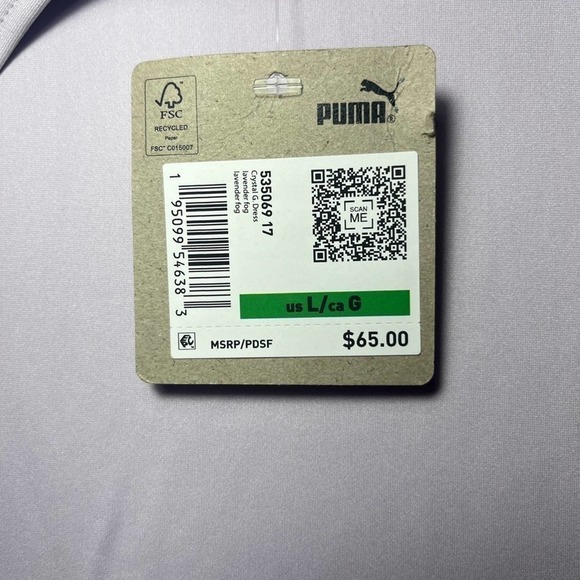 PUMA-Crystal G. Women's Dress, lavender size Large - Picture 8 of 10